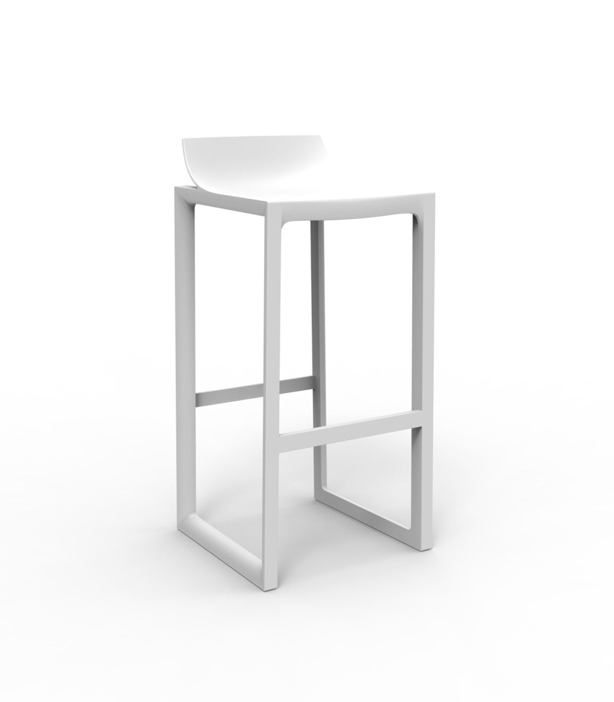 Tabouret de Bar Collection Wall Street Couleur Blanc Vondom