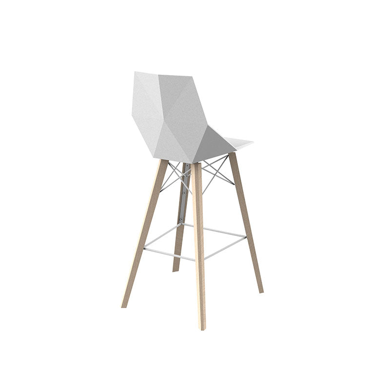 Tabouret de Bar Extérieur sans Accoudoir - Collection FAZ Wood Vondom - 2