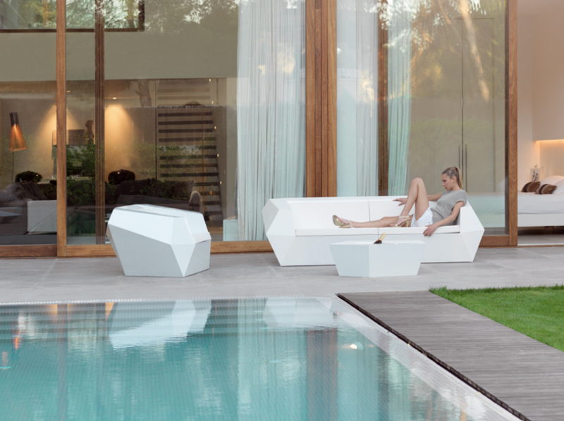 table d'appoint aluminium