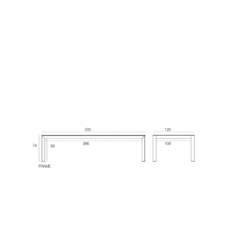 Table de Jardin - Frame