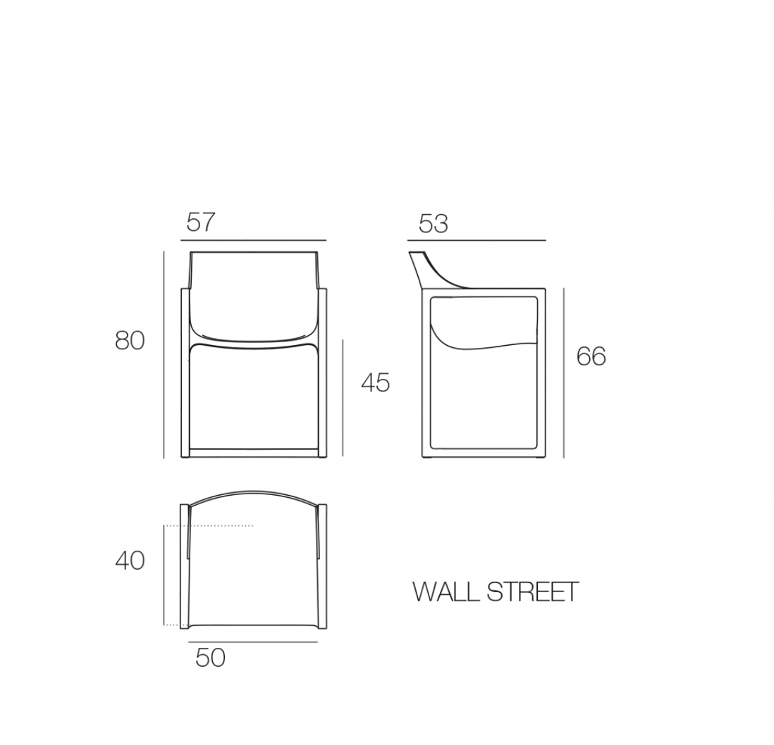 Chaise d'Extérieur - Wall Street