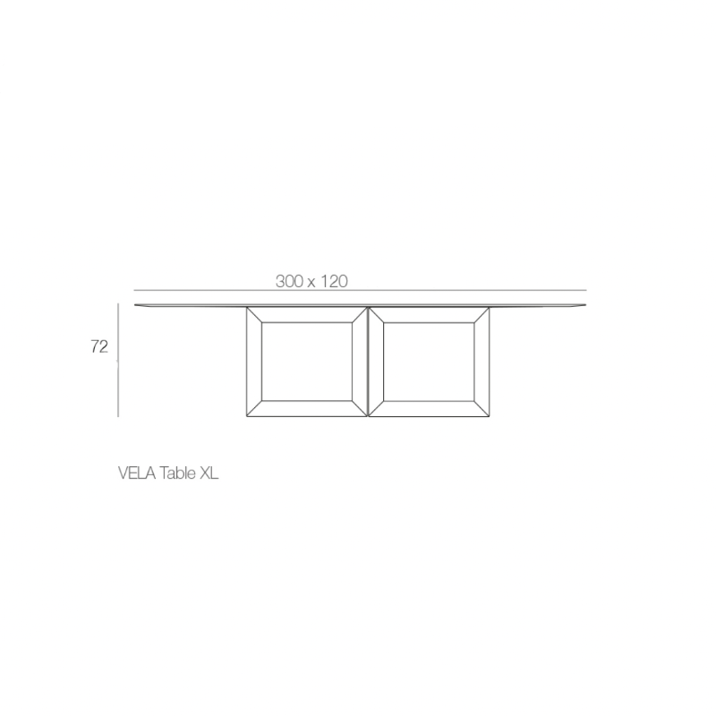 Table de Jardin - Vela LED