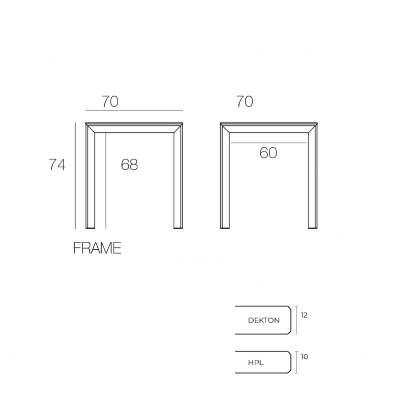 Table de Jardin - Frame