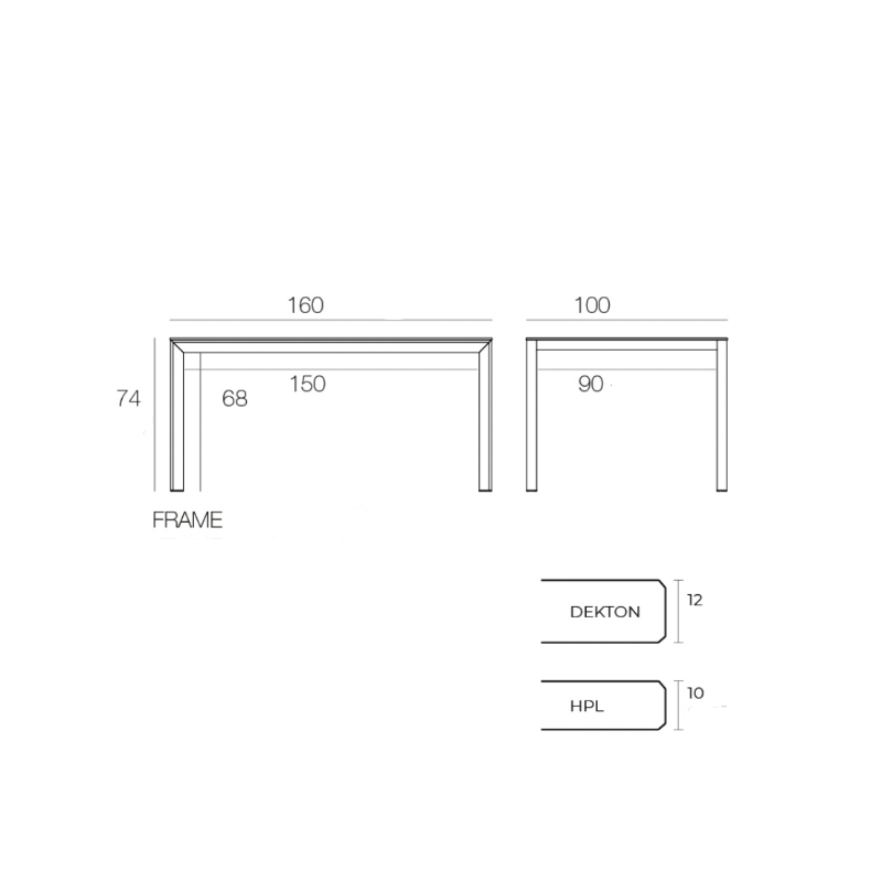 Table de Jardin - Frame