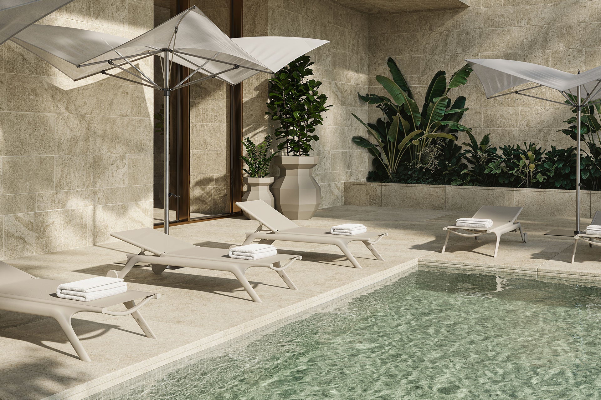 Bain de Soleil en Polypropylene