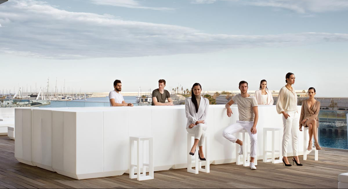 Bar Vela Vondom | Comptoirs Modulaires, LED & Équipements