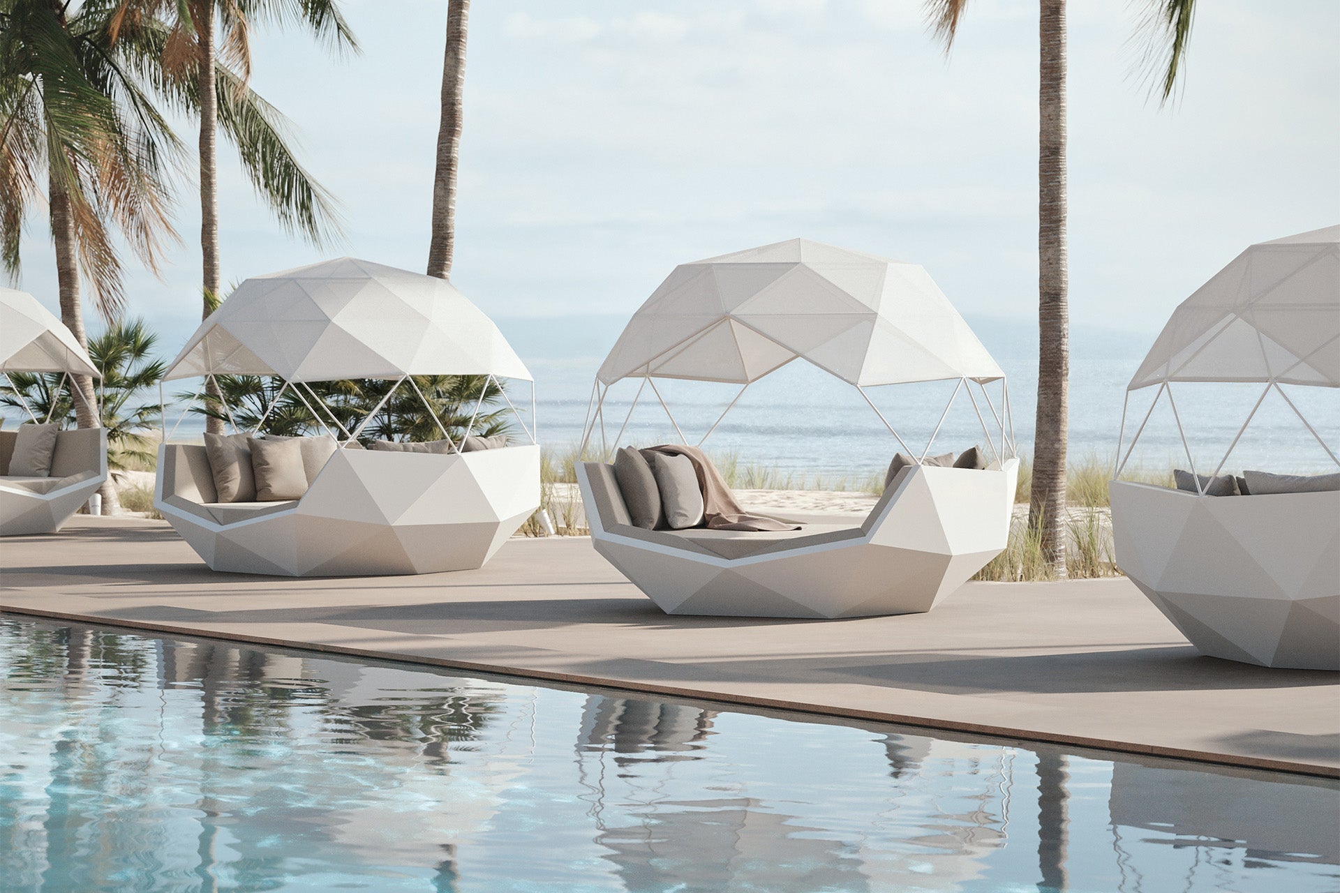 Daybed Iglu Vondom | Pour Terrasses, CHR & Professionnels