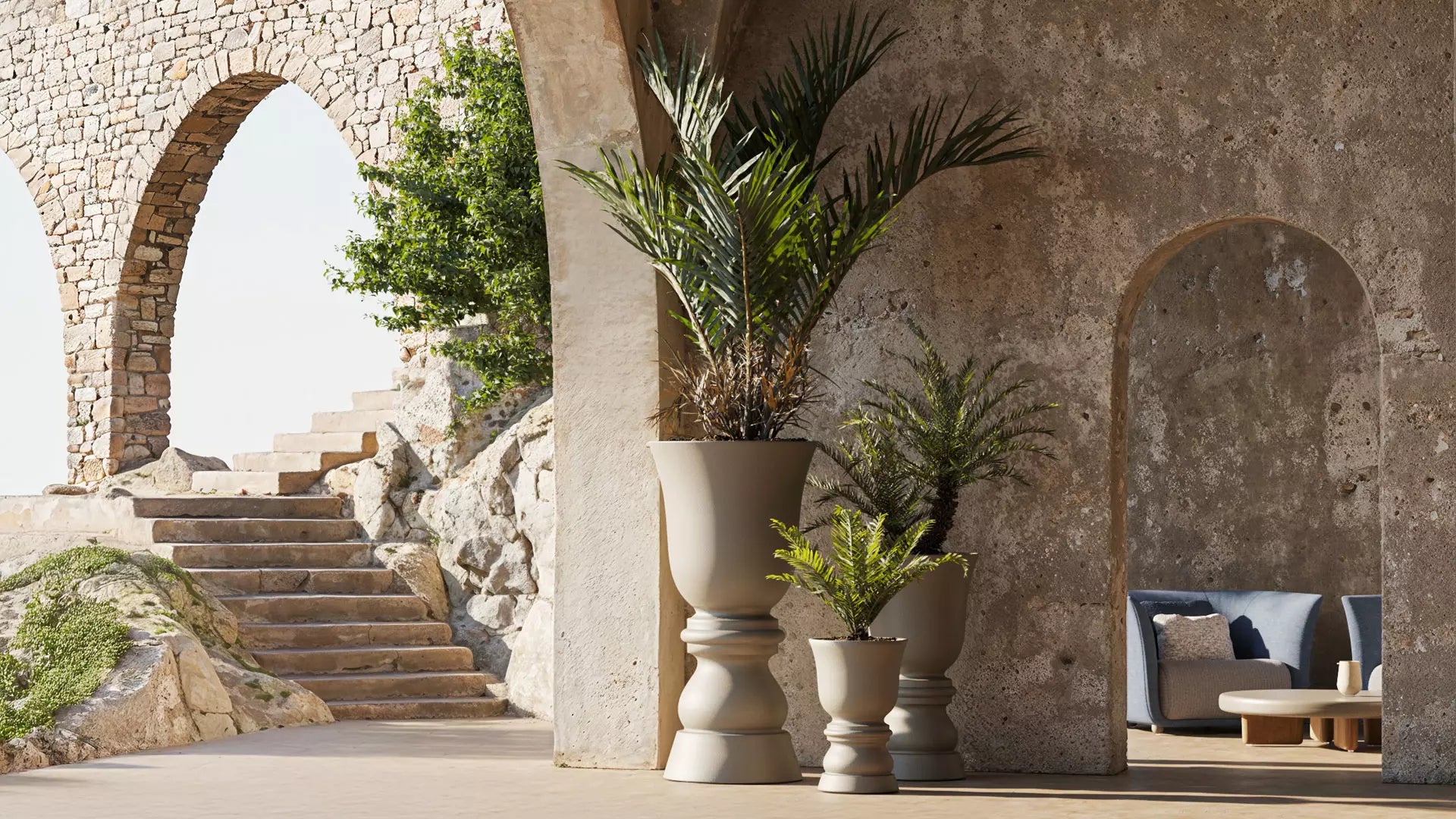 pot de fleurs design