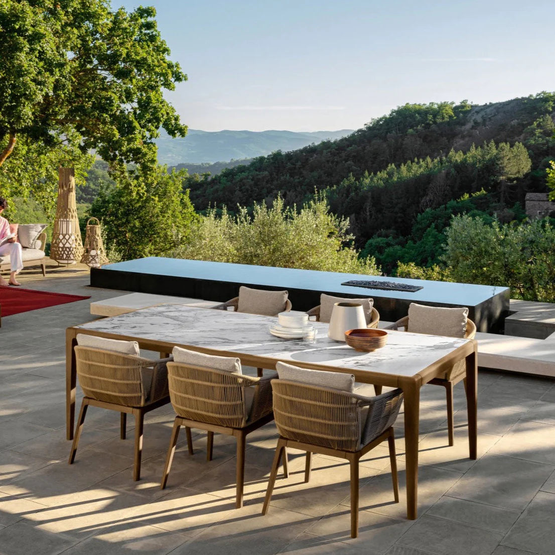 Table de Jardin en Céramique