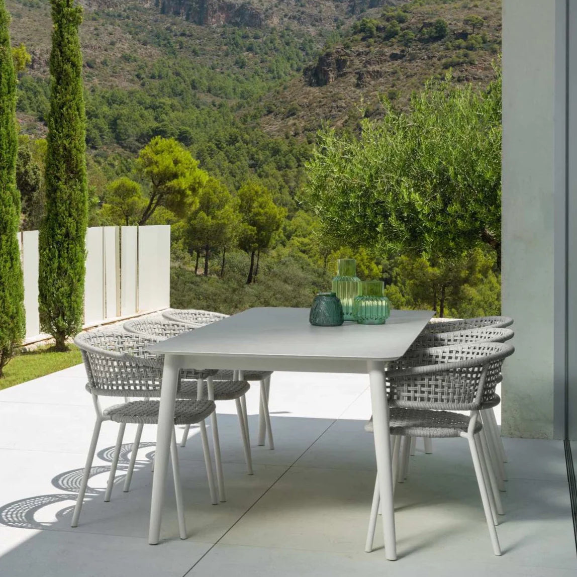 Table de Jardin Grise