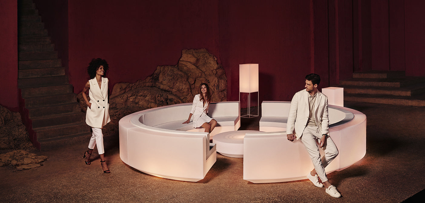 Salon de Jardin Rond