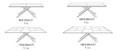 table à rallonge bois massif