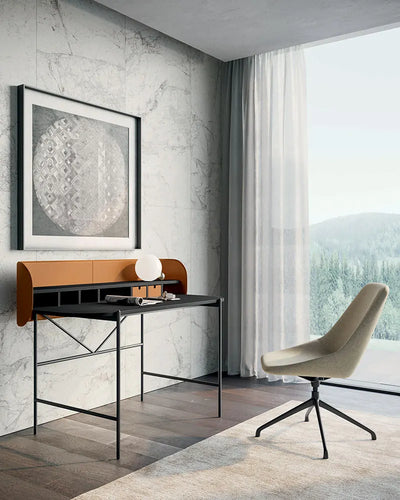 chaise coque pivotante 