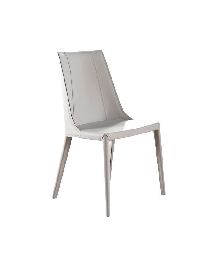 chaise cuir cognac 