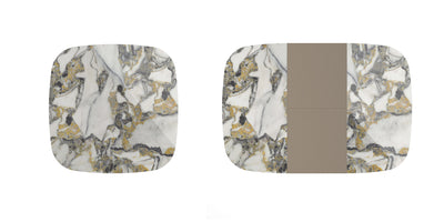 table carrée extensible avec pied central