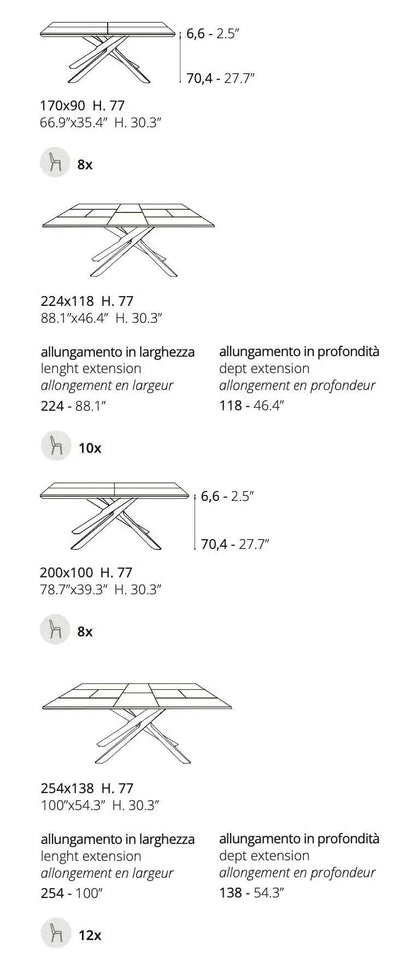 table à manger extensible bois massif
