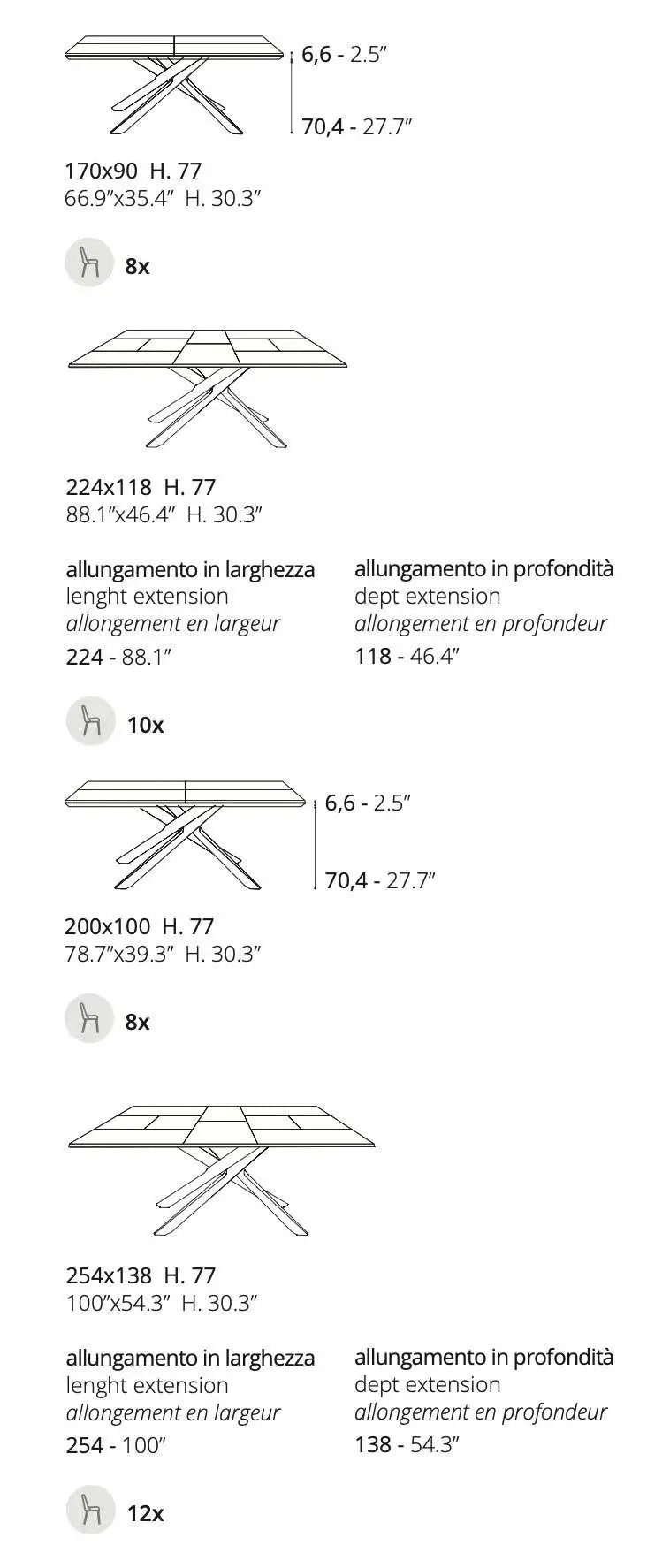 table à manger extensible bois massif