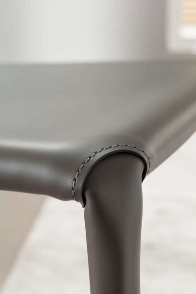 chaise salle à manger design cuir 