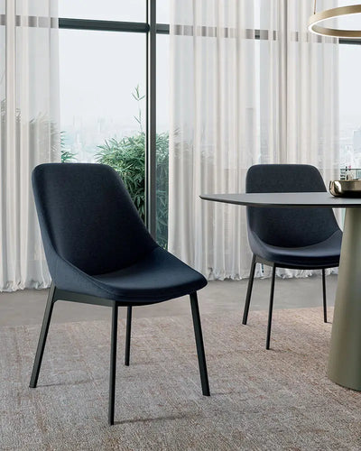 chaise coque pivotante 