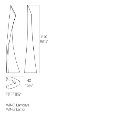 Lampadaire - Wing