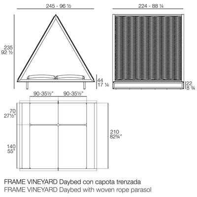 Daybed - Vineyard Corde