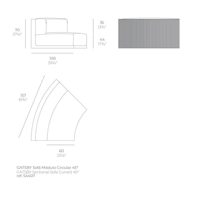 Gatsby - Coin Arrondi
