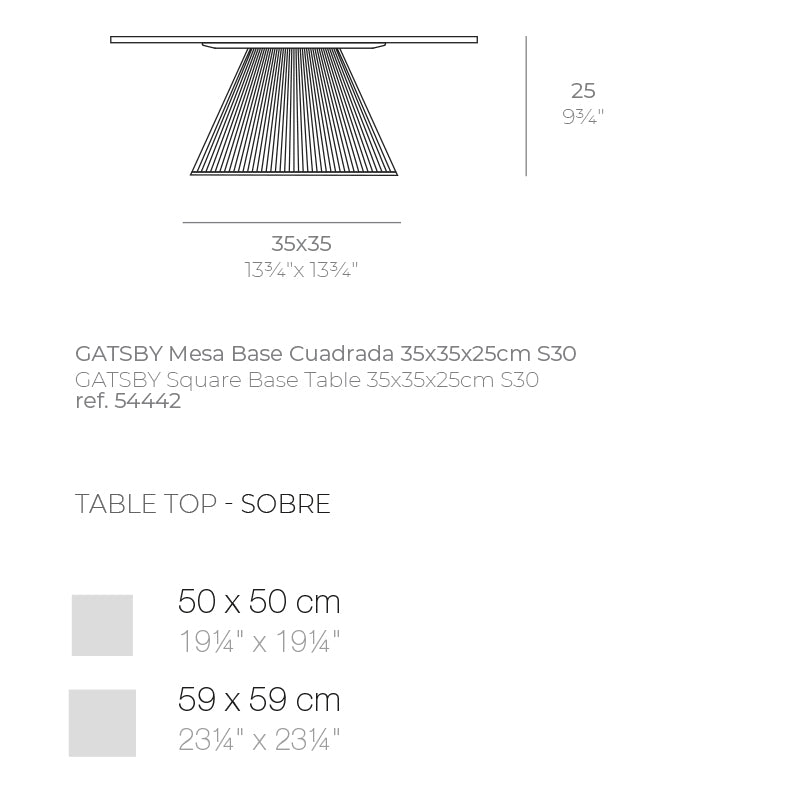 Table Basse - Gatsby Carré