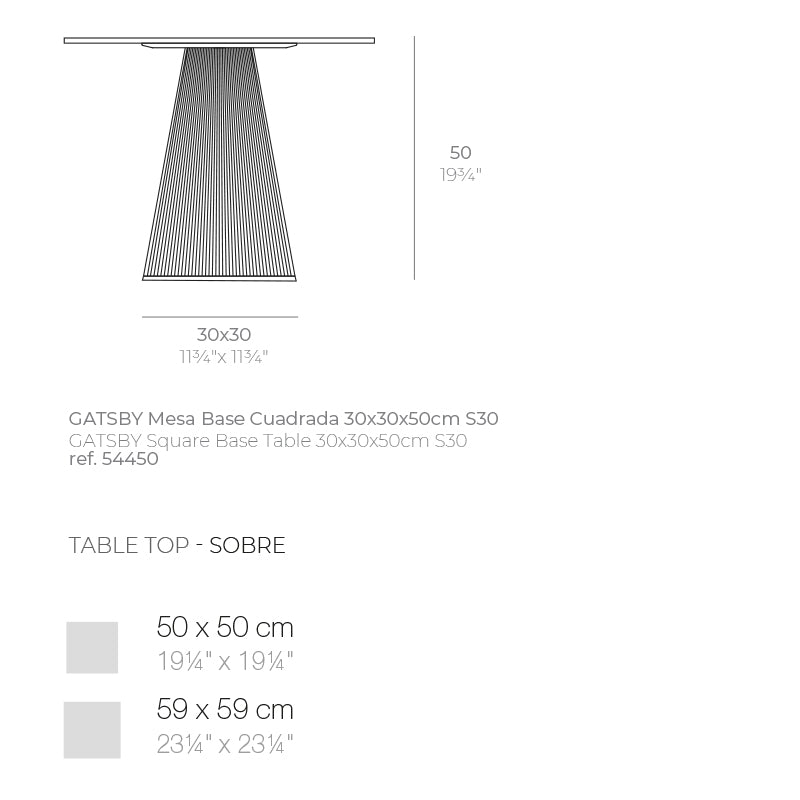 Table Basse - Gatsby Carré