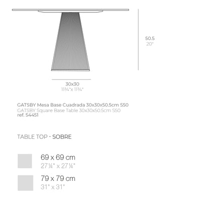 Table Basse - Gatsby Carré