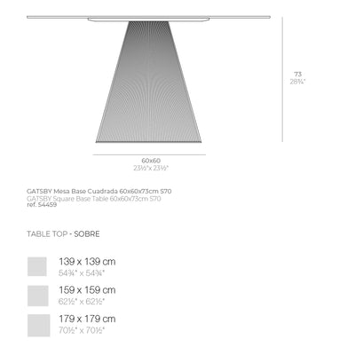 Table - Gatsby Carré