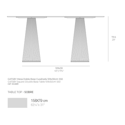 Table - Gatsby Carré II