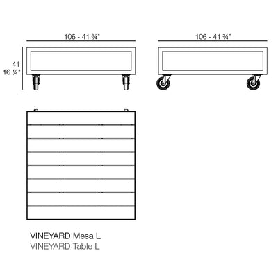 Table Basse - Vineyard