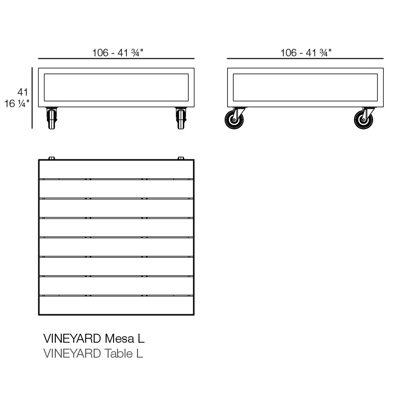 Table Basse - Vineyard