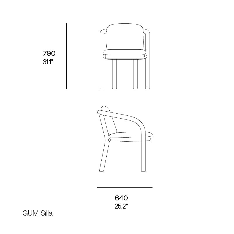 Chaise - Gum