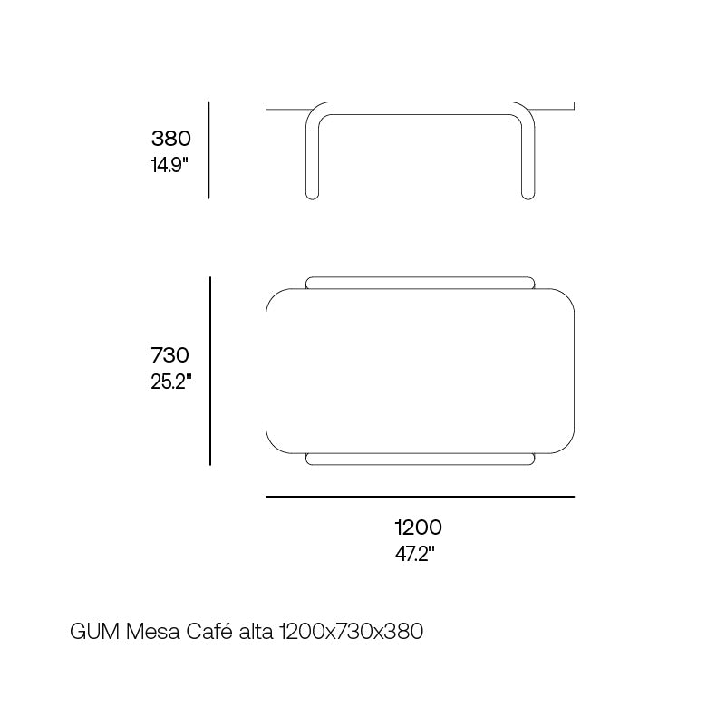 Table basse - Gum