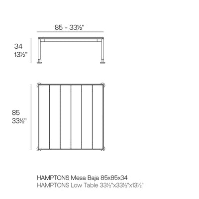 Table Basse - Hamptons