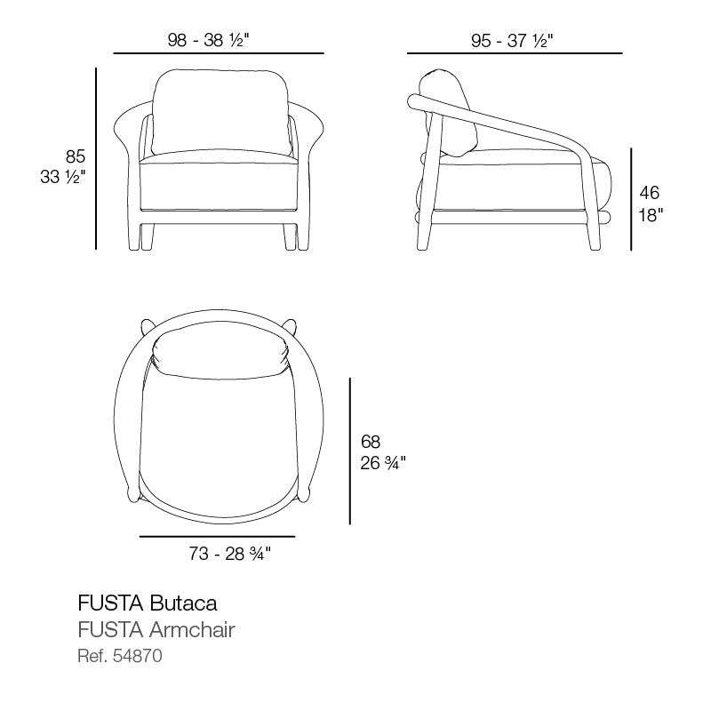 Fauteuil - Fusta