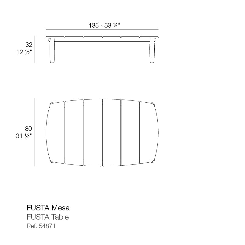 Table basse - Fusta