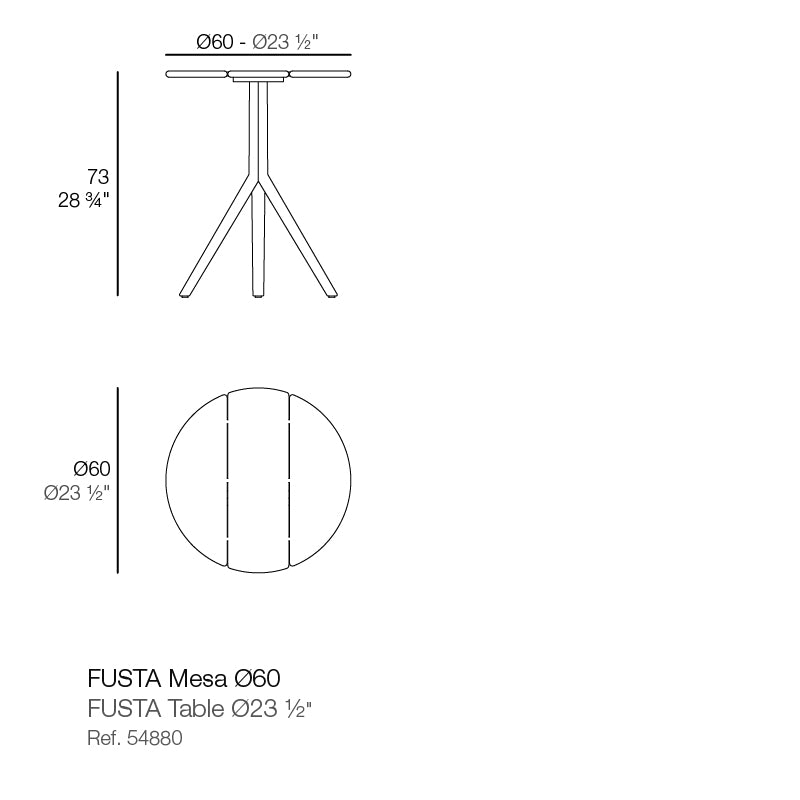 Table basse - Fusta