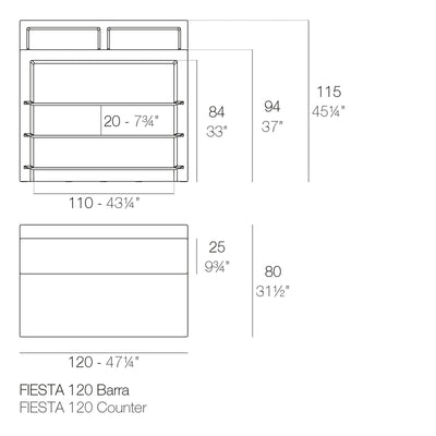 Bar Fiesta - Comptoir