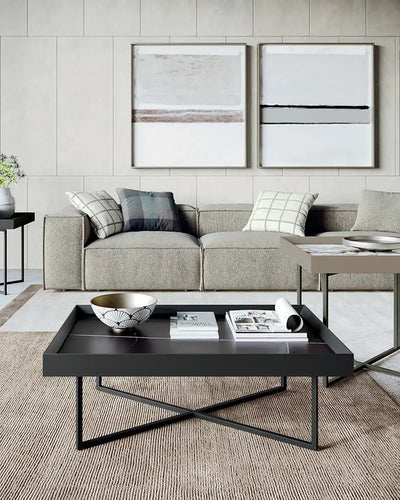 table basse carrée italienne