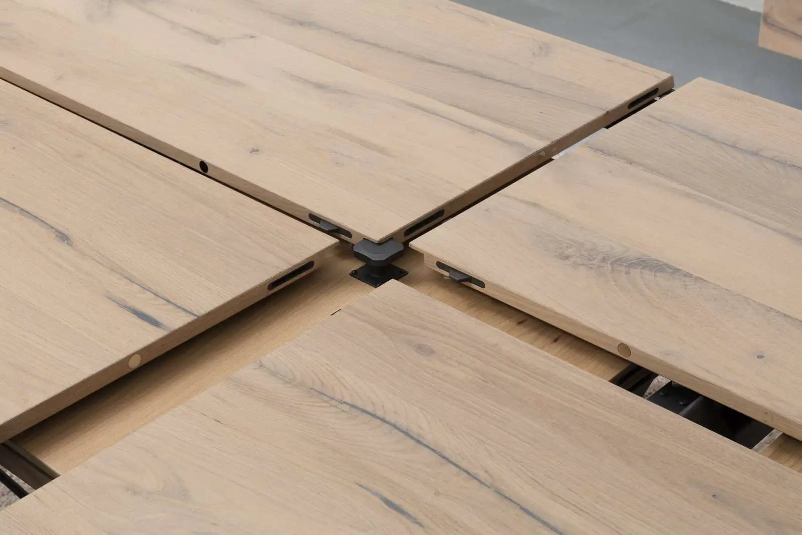 table industrielle extensible 12 personnes