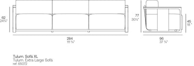 Canapé - Tulum 3 places