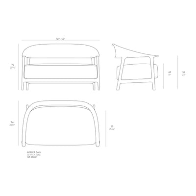 Canapé - Africa 2 personnes