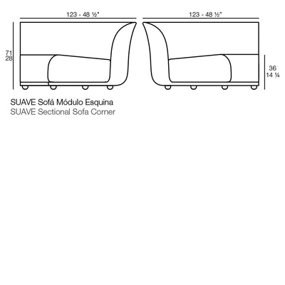 Suave - Module Coin Incurvé