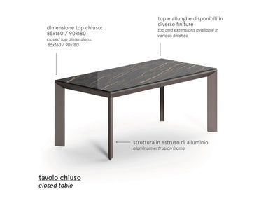table rectangulaire extensible 12 personnes