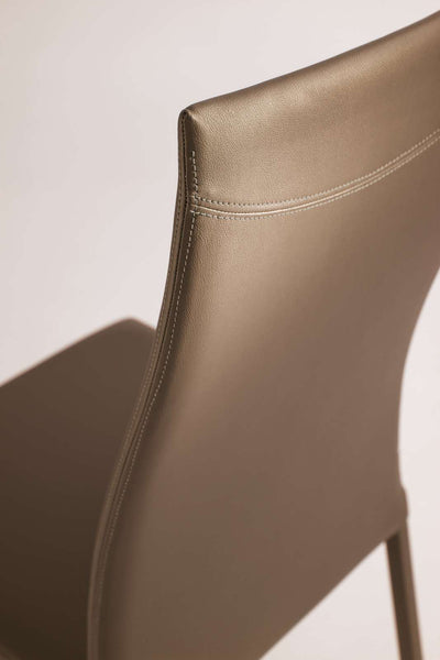 chaise cuir dossier haut