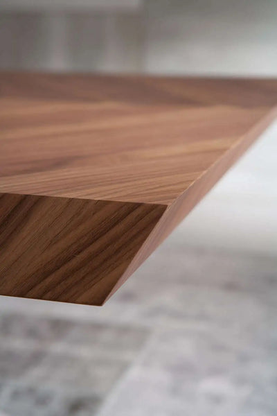 table ovale avec pied croisé métallique