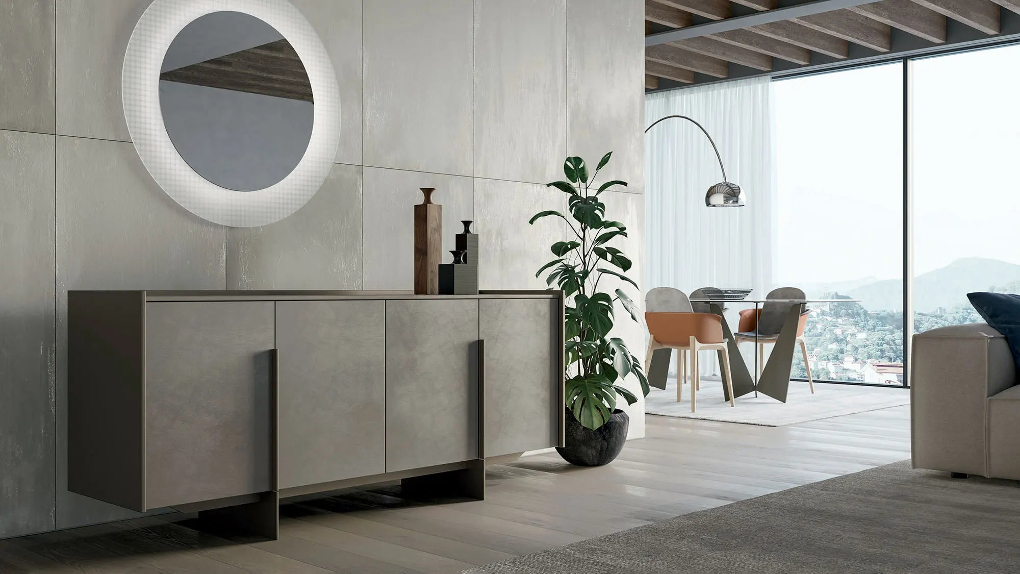 chaise accoudoir cuir et bois 