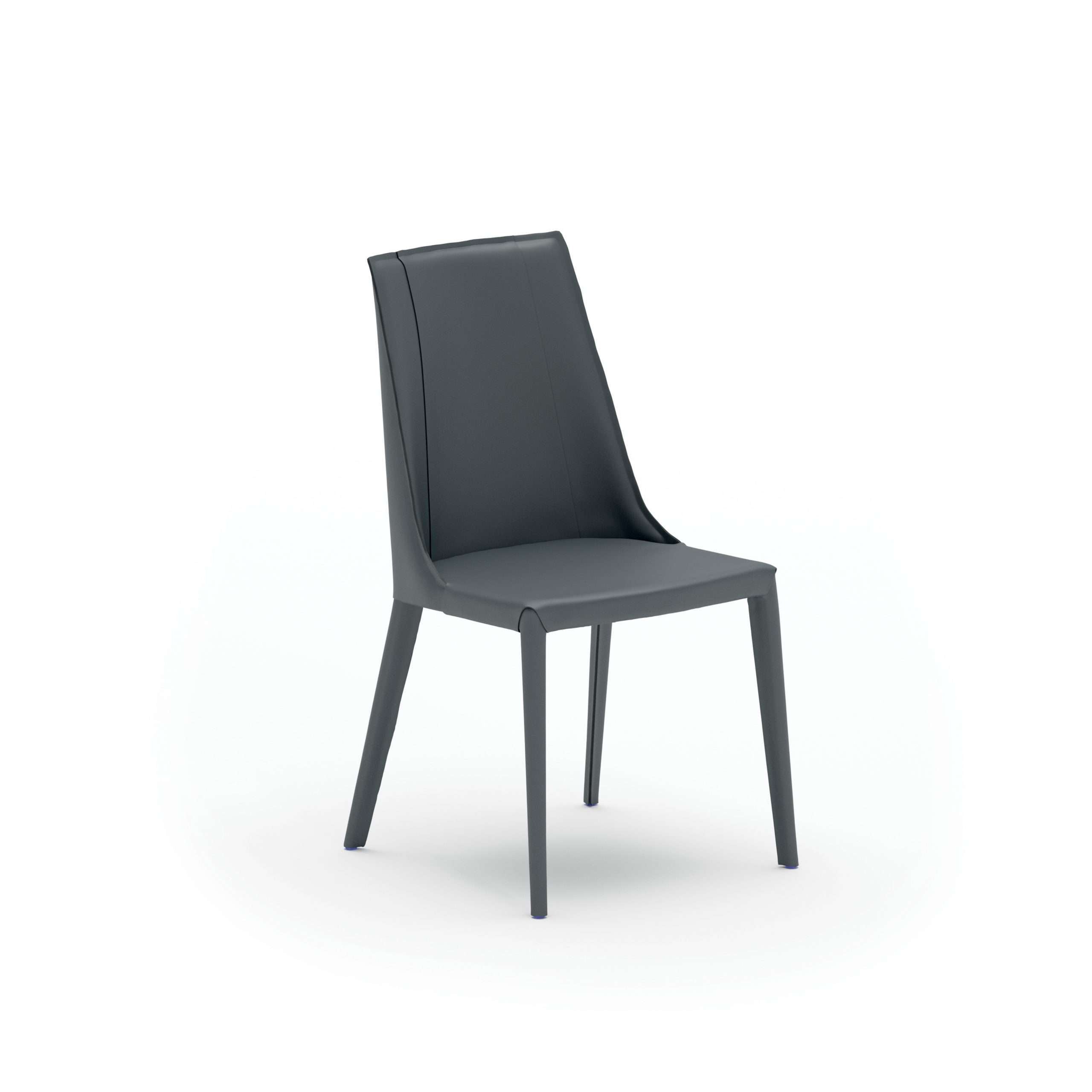 chaise cuir cognac 